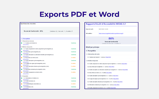 Audit WCAG 2.2 screenshot
