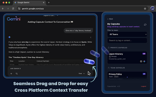 Capsule Hub by Tilantra screenshot