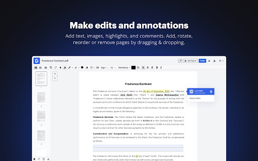 DocHub - Sign PDF from Gmail screenshot