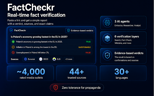 Fact Checkr screenshot