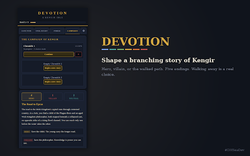 Devotion — A Kengir Idle screenshot