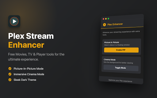 Plex Stream - Free Movies, TV & Player Enhancer screenshot