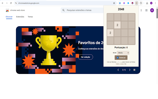 2048 Game screenshot