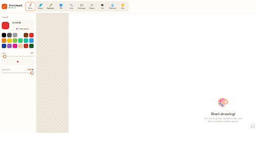 Sketchpad for Google Chrome screenshot