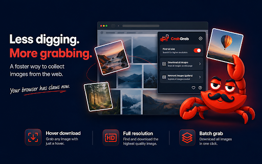 CrabGrab — Descargar imágenes en máxima resolución screenshot
