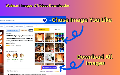 Walmart Images & Videos Downloader screenshot