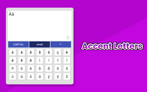 Accent Letters screenshot