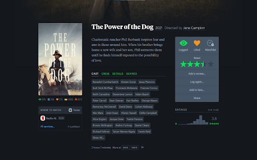 Letterboxd Top 2000 screenshot