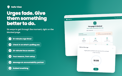 Safe View – Porn Blocker & NoFap Streak Tracker screenshot
