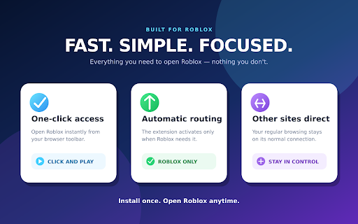 Roblox VPN — Fast Access & Play screenshot