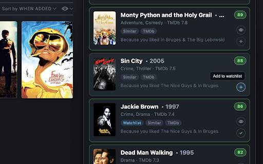 Lekkerboxd screenshot