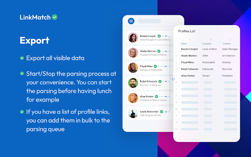 LinkMatch for CSV screenshot