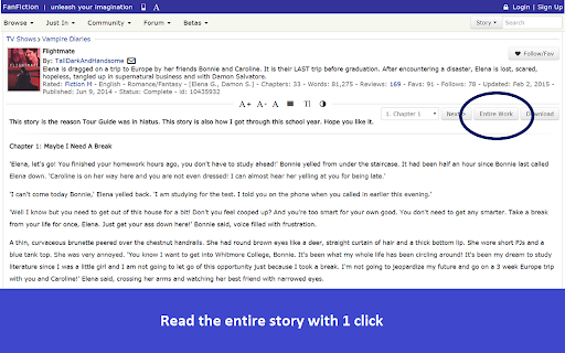 FanfictionUltimate screenshot
