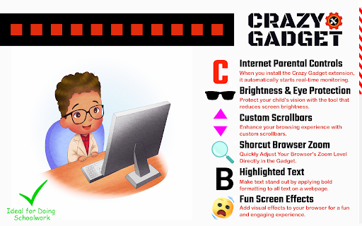 Crazy Gadget | Parental Controls screenshot