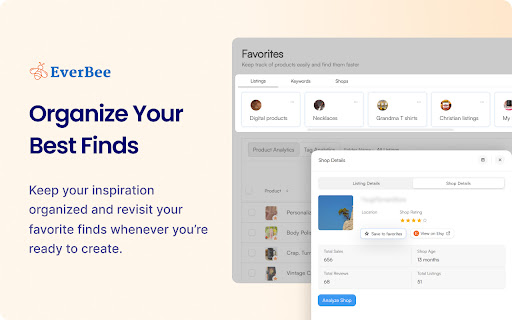 EverBee - Find Best Selling Products on Etsy screenshot