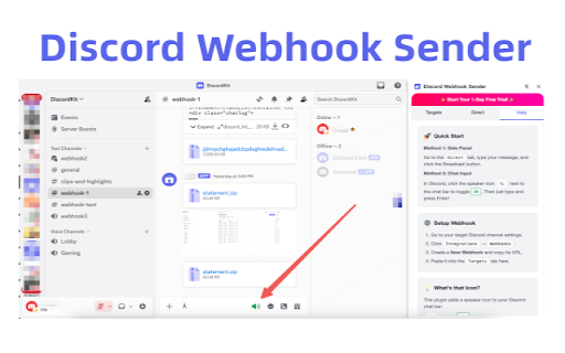 Discord Webhook Sender screenshot