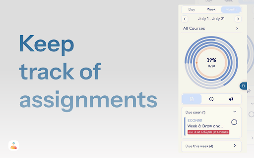 BetterCampus (prev. BetterCanvas) screenshot