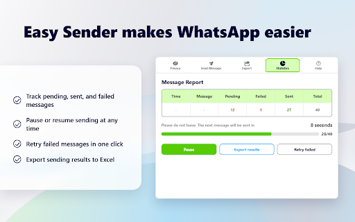 WA Self Sender & Easy Sender - Personalized WA Messages & Group Tools screenshot