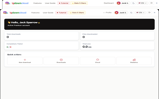IgDownCloud – Instagram Bulk Downloader screenshot