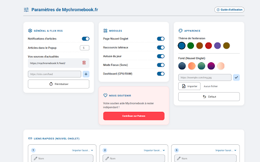 Mychromebook.fr screenshot