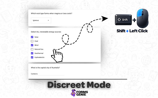 Google Form Solver, Get Instant Google Form Answers With FormsGenie screenshot