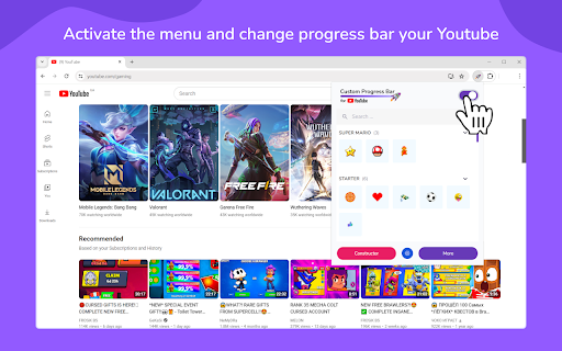 Custom Progress Bar for YouTube™ screenshot