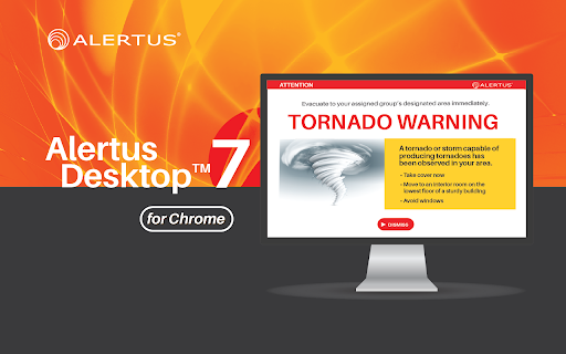 Alertus Desktop 7 for Chrome screenshot