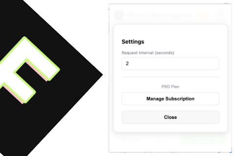 TikTok Follower Exporter - Export TikTok Followers & Following to CSV screenshot