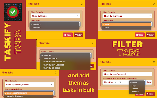 Taskify Tabs screenshot
