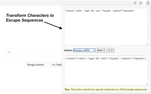 JSON Tools screenshot