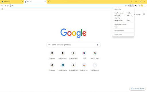 Click to Meet screenshot