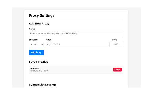 Proxy Switcher screenshot