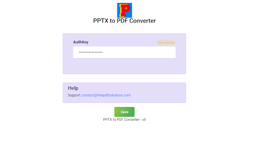PPTX to PDF Converter screenshot