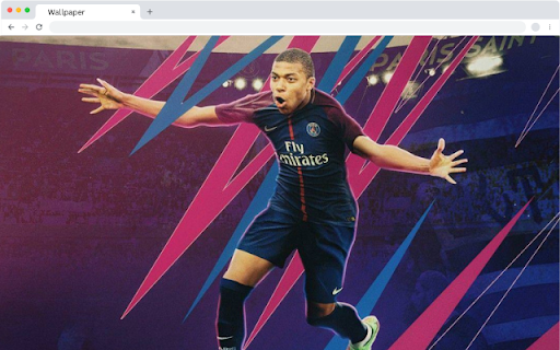 Kylian Mbappe Wallpapers HD New Tab - Football Soccer Backgrounds screenshot