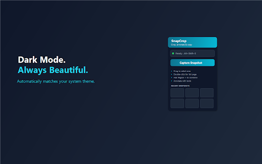 SnapCrop — Screenshot Crop & Annotate Tool screenshot