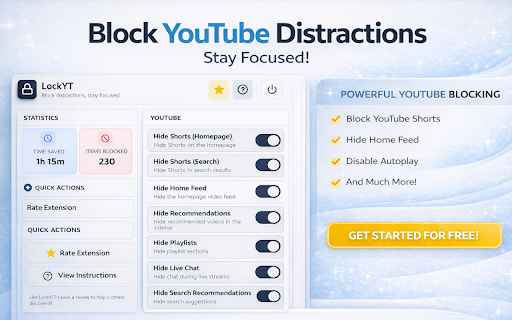 Stay Focused: Site Blocker screenshot