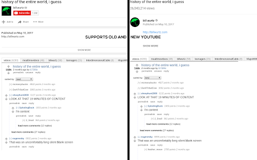 Karamel: View Reddit comments on YouTube™ screenshot