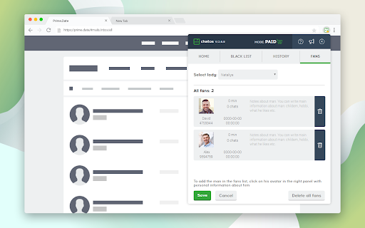 Talkytimes|Datame|Prime mails multi-account screenshot