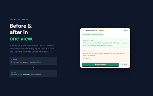 GrammarHelper — Grammar & Spell Checker screenshot