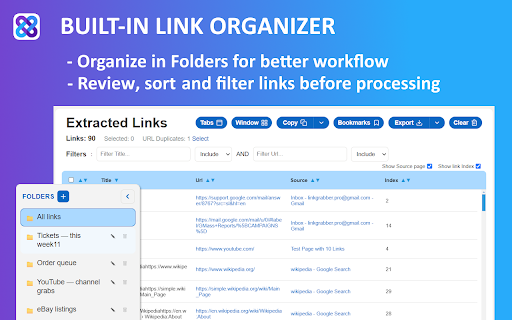 Link Grabber screenshot
