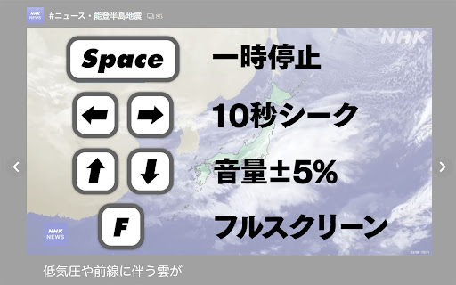 NHK ONE クイックコントロール screenshot