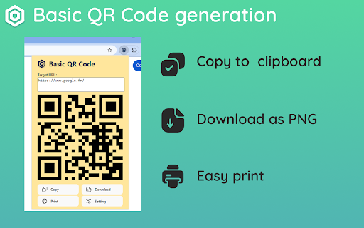 Basic QR Code Generator screenshot