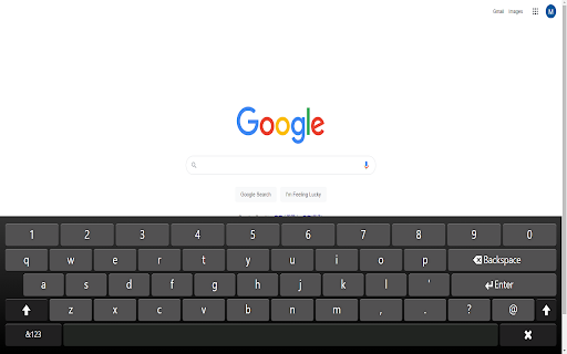 Virtual Keyboard for Google Chrome™ screenshot