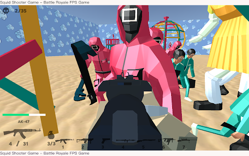 Squid Shooter Game - Battle Royale FPS Game screenshot