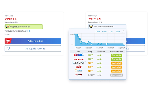 xPrice - istoric preturi & coduri de reducere screenshot