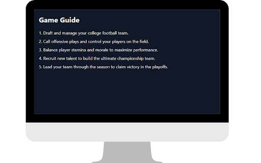 Retro Bowl College Game screenshot