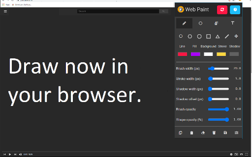 Web Paint for Google Chrome™ screenshot