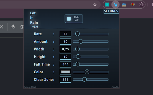 Let It Rain screenshot