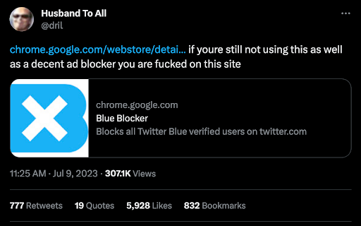 Blue Blocker screenshot
