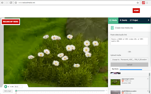 Movie maker MovieStudio video editor screenshot